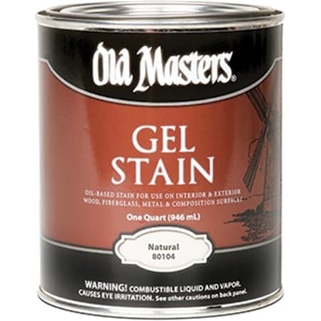 Old Masters Old Masters 80104 Natural Gel Stain - 1 Quart 86348801042